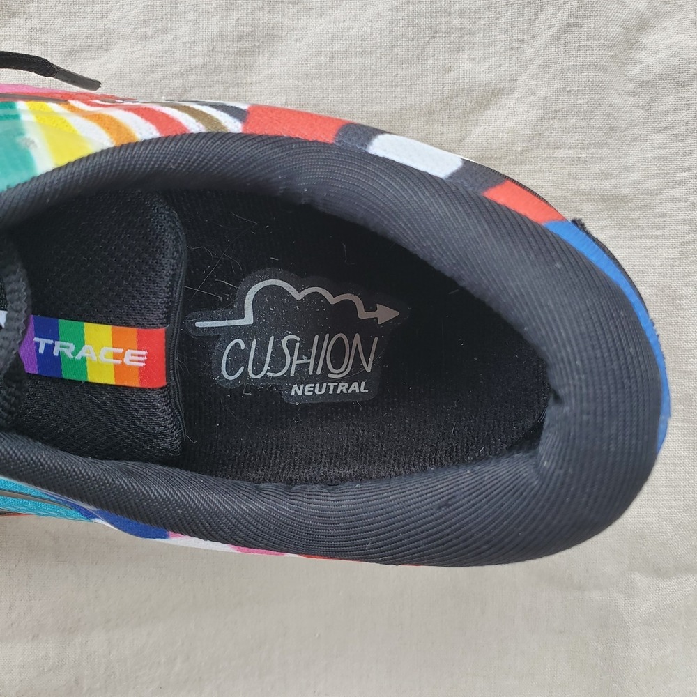 Brooks X Lisa Congdon Shoes Mens 12 Geometric Quirky Rainbow Artsy Pride LGBTQ - Picture 10 of 11